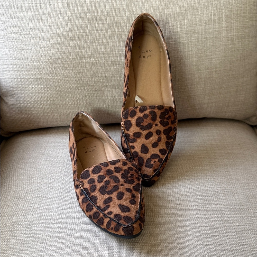 a new day Leopard Print Loafers